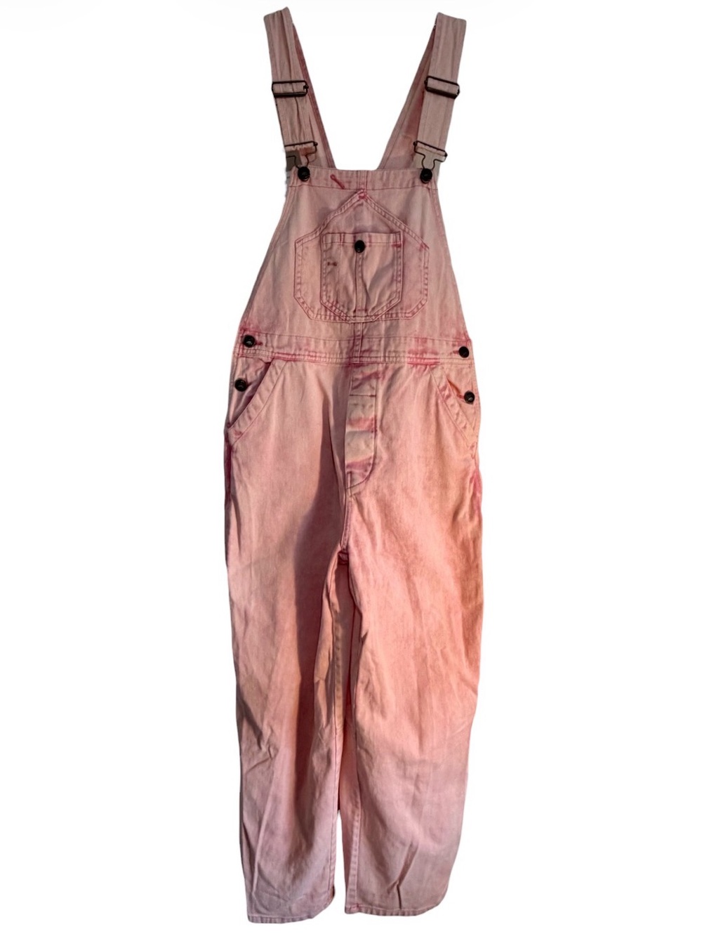 Faherty Brand Pink Tie-Dye Mechanic Overalls Utility Jumpsuit Sz XS